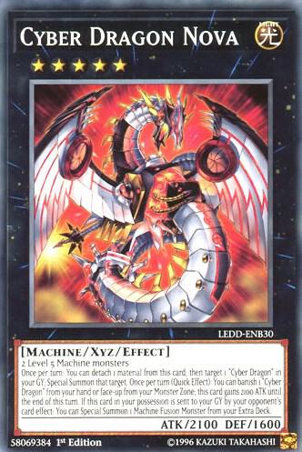 Cyber Dragon Nova - Legendary Dragon Decks YuGiOh trading card