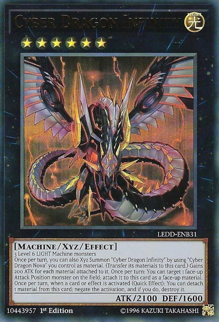 Cyber Dragon Infinity - Legendary Dragon Decks YuGiOh trading card