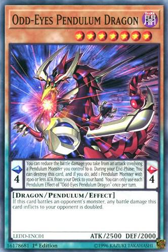 Odd-Eyes Pendulum Dragon - Legendary Dragon Decks YuGiOh trading card