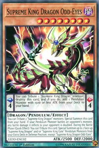 Supreme King Dragon Odd-Eyes - Legendary Dragon Decks (LEDD) #LEDD-ENC02 - Common / Short Print YuGiOh Trading Card