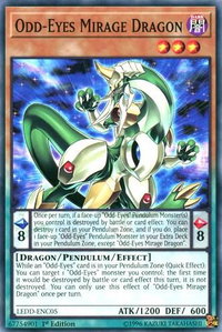 Odd-Eyes Mirage Dragon - Legendary Dragon Decks (LEDD) #LEDD-ENC05 - Common / Short Print YuGiOh Trading Card
