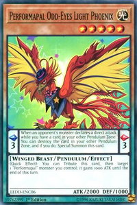 Performapal Odd-Eyes Light Phoenix - Legendary Dragon Decks (LEDD) #LEDD-ENC06 - Common / Short Print YuGiOh Trading Card
