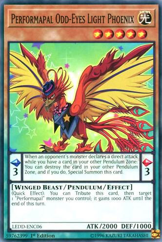 Performapal Odd-Eyes Light Phoenix - Legendary Dragon Decks YuGiOh trading card