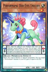 Performapal Odd-Eyes Unicorn - Legendary Dragon Decks (LEDD) #LEDD-ENC07 - Common / Short Print YuGiOh Trading Card