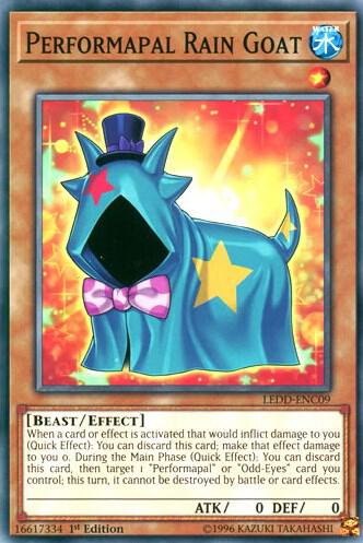 Performapal Rain Goat - Legendary Dragon Decks YuGiOh trading card