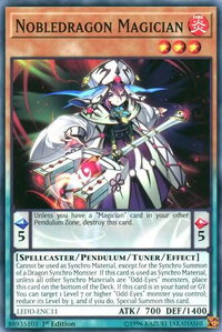 Nobledragon Magician - Legendary Dragon Decks (LEDD) #LEDD-ENC11 - Common / Short Print YuGiOh Trading Card