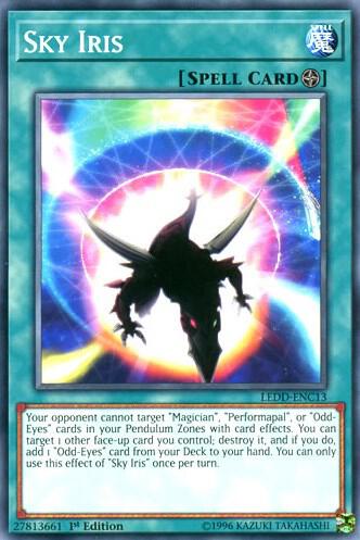 Sky Iris - Legendary Dragon Decks YuGiOh trading card