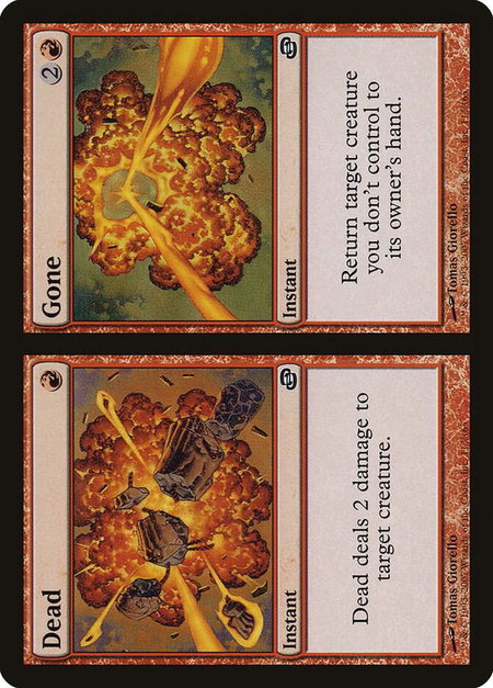 Dead // Gone - Planar Chaos Magic: The Gathering trading card