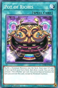Pot of Riches - Legendary Dragon Decks (LEDD) #LEDD-ENC20 - Common / Short Print YuGiOh Trading Card