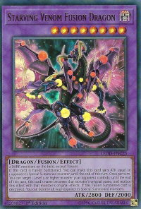 Starving Venom Fusion Dragon - Legendary Dragon Decks (LEDD) #LEDD-ENC25 - Ultra Rare YuGiOh Trading Card