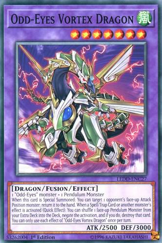 Odd-Eyes Vortex Dragon - Legendary Dragon Decks YuGiOh trading card