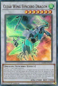 Clear Wing Synchro Dragon - Legendary Dragon Decks (LEDD) #LEDD-ENC29 - Ultra Rare YuGiOh Trading Card