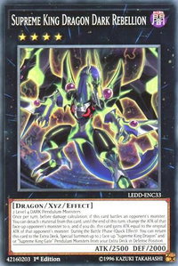 Supreme King Dragon Dark Rebellion - Legendary Dragon Decks (LEDD) #LEDD-ENC33 - Common / Short Print YuGiOh Trading Card