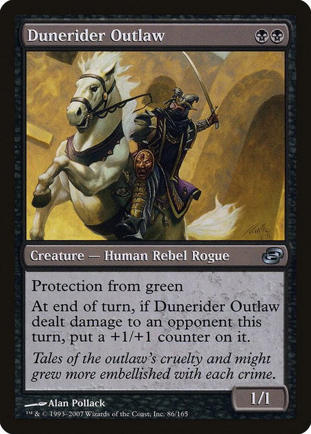 Dunerider Outlaw - Planar Chaos Magic: The Gathering trading card