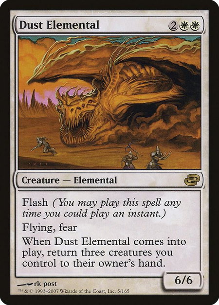 Dust Elemental - Planar Chaos Magic: The Gathering trading card