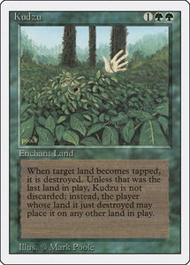 Kudzu - Revised Edition (3ED) #null - Rare Magic: The Gathering Trading Card