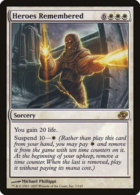 Heroes Remembered - Planar Chaos (PLC) #7 - Rare Magic: The Gathering Trading Card