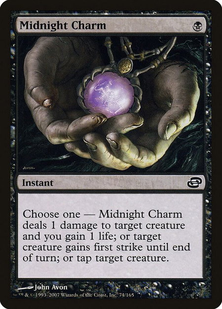Midnight Charm - Planar Chaos Magic: The Gathering trading card