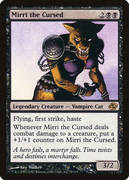 Mirri the Cursed - Planar Chaos Magic: The Gathering trading card
