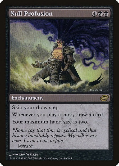 Null Profusion - Planar Chaos Magic: The Gathering trading card