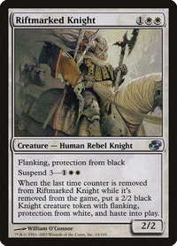 Riftmarked Knight - Planar Chaos (PLC) #14 - Uncommon Magic: The Gathering Trading Card
