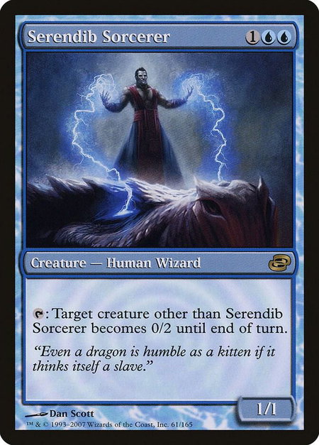 Serendib Sorcerer - Planar Chaos Magic: The Gathering trading card
