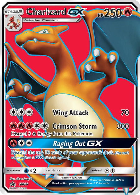 Charizard GX - SM60 - SM Promos Pokémon trading card