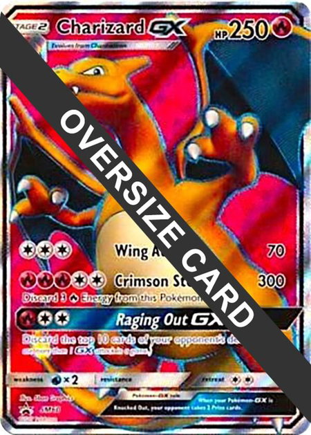 Charizard GX - SM60 (SM Black Star Promos) - Jumbo Cards Pokémon trading card