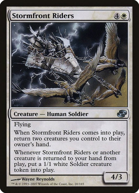 Stormfront Riders - Planar Chaos Magic: The Gathering trading card