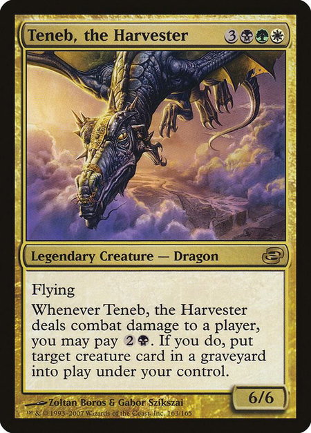Teneb, the Harvester - Planar Chaos Magic: The Gathering trading card