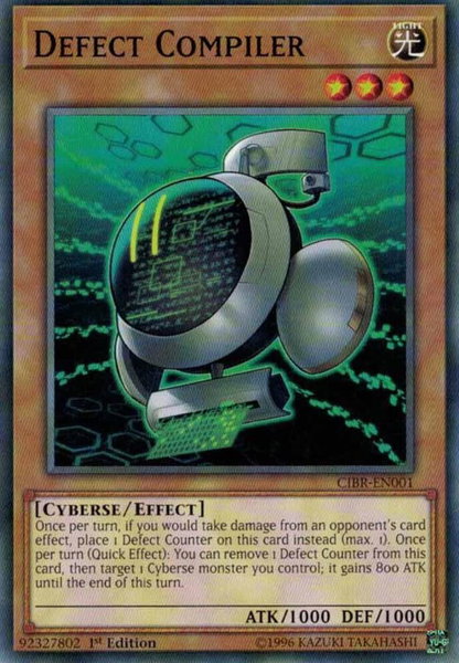 Defect Compiler - Circuit Break YuGiOh trading card