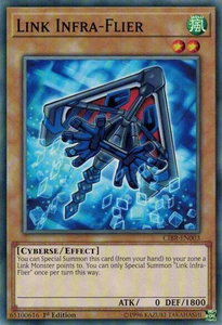 Link Infra-Flier - Circuit Break (CIBR) #CIBR-EN003 - Common / Short Print YuGiOh Trading Card
