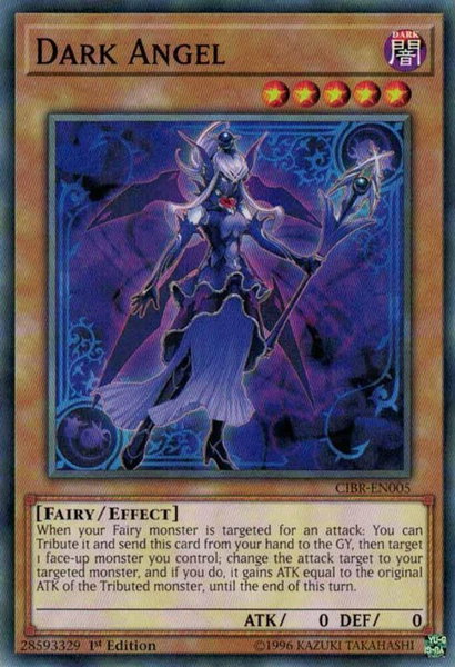Dark Angel trading card from Circuit Break Dark Angel - Circuit Break YuGiOh trading card