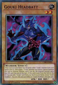 Gouki Headbatt - Circuit Break (CIBR) #CIBR-EN006 - Common / Short Print YuGiOh Trading Card