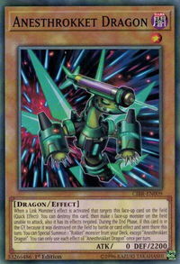 Anesthrokket Dragon - Circuit Break (CIBR) #CIBR-EN009 - Common / Short Print YuGiOh Trading Card