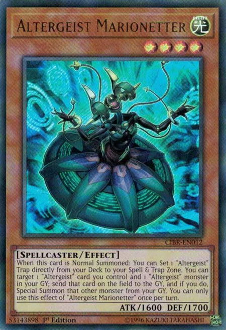 Altergeist Marionetter - Circuit Break YuGiOh trading card