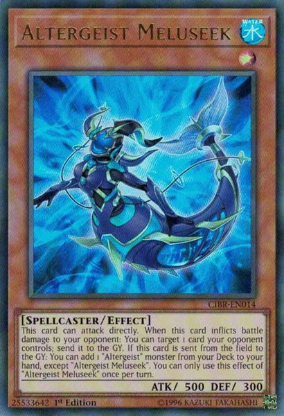 Altergeist Meluseek trading card from Circuit Break Altergeist Meluseek - Circuit Break YuGiOh trading card