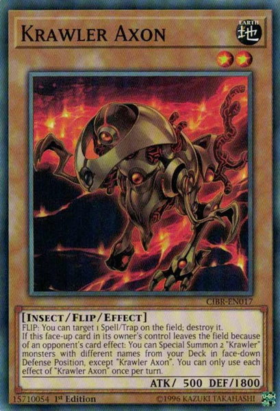 Krawler Axon trading card from Circuit Break Krawler Axon - Circuit Break YuGiOh trading card