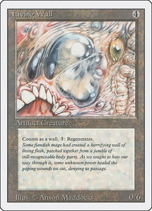 Living Wall - Revised Edition (3ED) #null - Uncommon Magic: The Gathering Trading Card