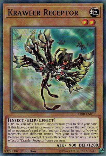 Krawler Receptor trading card from Circuit Break Krawler Receptor - Circuit Break YuGiOh trading card