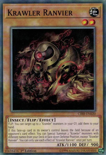 Krawler Ranvier - Circuit Break YuGiOh trading card