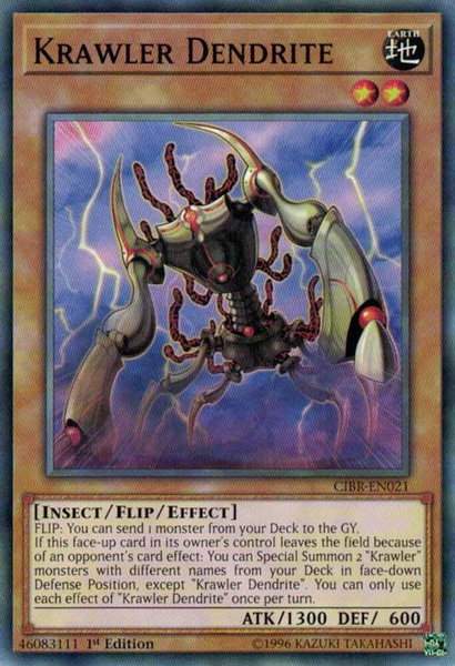 Krawler Dendrite - Circuit Break YuGiOh trading card