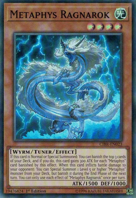 Metaphys Ragnarok - Circuit Break YuGiOh trading card