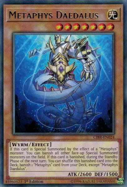 Metaphys Daedalus - Circuit Break YuGiOh trading card