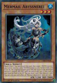 Mermail Abyssnerei - Circuit Break (CIBR) #CIBR-EN028 - Common / Short Print YuGiOh Trading Card