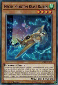 Mecha Phantom Beast Raiten - Circuit Break (CIBR) #CIBR-EN030 - Common / Short Print YuGiOh Trading Card