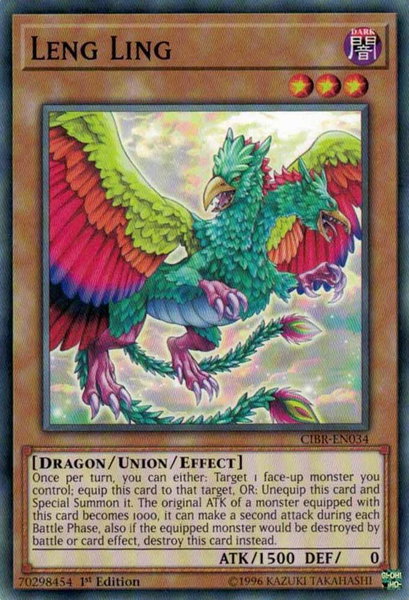 Leng Ling trading card from Circuit Break Leng Ling - Circuit Break YuGiOh trading card