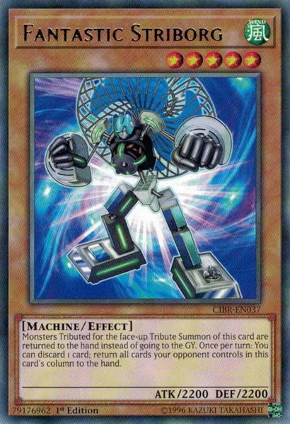 Fantastic Striborg trading card from Circuit Break Fantastic Striborg - Circuit Break YuGiOh trading card