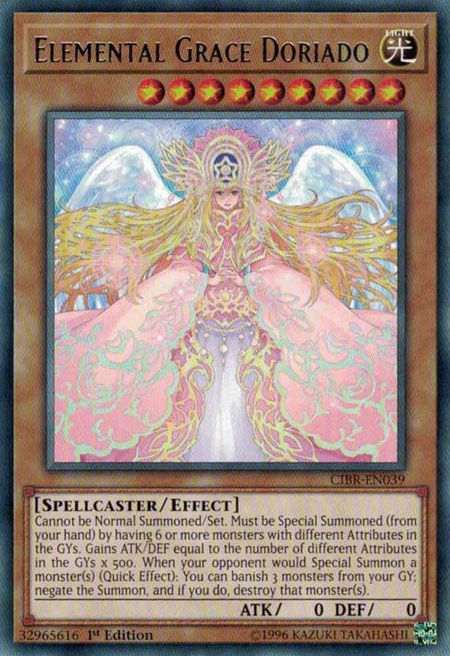 Elemental Grace Doriado - Circuit Break YuGiOh trading card