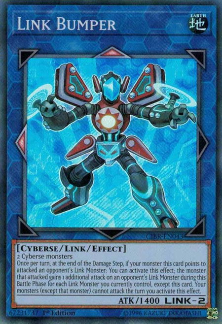 Link Bumper trading card from Circuit Break Link Bumper - Circuit Break YuGiOh trading card